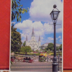 U.S.A. - NEW ORLEANS - ST. LOUIS CATHEDRAL, JACKSON SQUARE - NECIRCULATA.