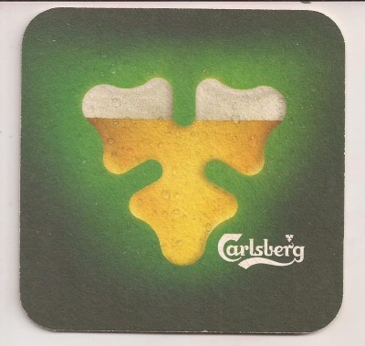 L1 - suport pentru bere din carton / coaster - Carlsberg foto