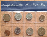 Belgia 50 centimes 1 5 20 franci 1980 UNC ambele variante