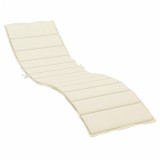 Cumpara ieftin Perna de sezlong, crem, 200x50x3 cm, textil oxford