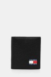 Tommy Jeans portofel barbati, culoarea negru, AM0AM13372