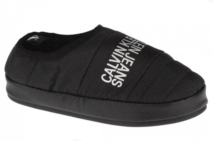 Papuci Calvin Klein Home Shoe Slipper W Warm Lining YW0YW00412-BEH negru