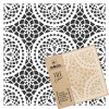Șablon de plastic reutilizabil pentru țiglă // TOBERA - 25x25cm