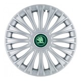 Set 4 capace roti pentru Skoda Nou Verde, model Dino Gray, R14