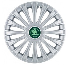 Set 4 capace roti pentru Skoda Nou Verde, model Dino Gray, R14