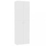 Cumpara ieftin Dulap de birou, alb, 60x32x190 cm, lemn prelucrat