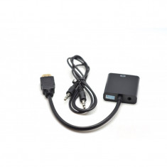 Adaptor Convertor HDMI Tata - VGA Mama Si Audio - ElectroAZ? foto