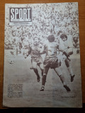Sport aprilie 1982-n comaneci,echipa de fotbal u. cluj,cs targoviste,m.lucescu