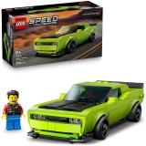 LEGO&reg; Speed Champions - Masina sport Dodge Challenger SRT Hellcat 77237, 390 piese