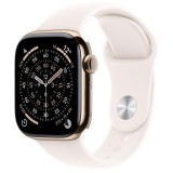 Apple Watch 11 GPS + Cellular, Carcasa Gold Titanium 42mm, Light Blush Sport Band - M/L