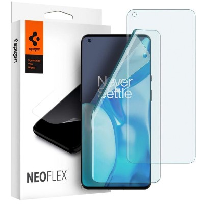 Folie Protectie Ecran Spigen pentru OnePlus 9 Pro, Plastic, Neo Flex, Set 2 Bucati AFL02771 foto