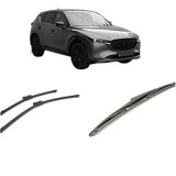 Cumpara ieftin Set 3 stergatoare MAZDA CX-5 (KF) din 2016-2023, pentru parbriz si luneta fata si spate auto, Bosch Twin-Aerotwin