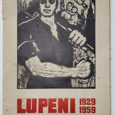 LUPENI 1929-1959, MAPA CU 24 DE LINOGRAVURI