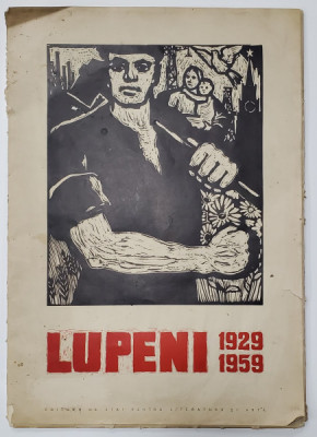 LUPENI 1929-1959, MAPA CU 24 DE LINOGRAVURI foto