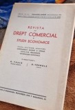 Revista de Drept Comercial si Studii Economice, Anul VII Nr. 9-10, 1940, Romana, brosata, uzata