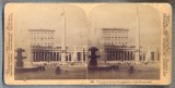 W108 FOTO CABINET- 3 D - PALATUL VATICAN -RESEDINTA PAPEI- ROMA -COPYRIGHT 1897