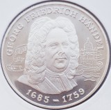 59 Andorra 10 diners 1998 Georg Friedrich Handel km 147 argint, Europa