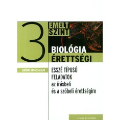 Biologiaerettsegi 3 ? Emelt szint - Essze tipusu feladatok az irasbeli es a szobeli erettsegire - Sebokne Orosz Katalin foto