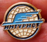 I.399 INSIGNA RUSIA URSS INTOURIST INTURIST TURISM h19mm, Europa