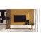 Comoda MP4, 220x40x51cm, alb acril