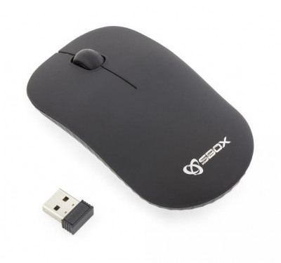 Sbox Mouse Wireless1200 DPI Black WM-384 45506617 foto