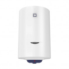 Boiler electric Ariston Blu R, 80 l, 1500 W, 8 bar, termostat mecanic, tehnologie water plus, izolatie poliuretan, Alb foto