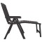 Sezlong, antracit, plastic - 5