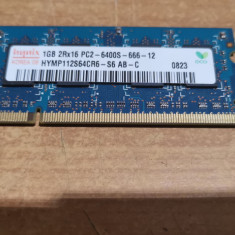 Ram Laptop hynix 1gb DDR2 PC2-6400S HYMP112S64CR6-S6