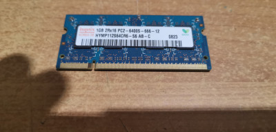 Ram Laptop hynix 1gb DDR2 PC2-6400S HYMP112S64CR6-S6 foto