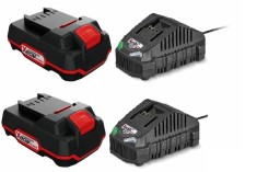 SET 2 X PARKSIDE Acumulator+Incarcator 20 V &amp;gt;PAP 20 B1 foto