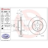Set disc frana Mercedes V-Class (638/2) 02.96-07.03, Vito Box (W638) 03.97-07.03, Vito Bus (W638) 02.96-07.03, Fata, 276X22mm, ventilat, BREMBO