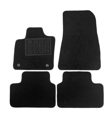 Set covorase auto mocheta Volvo C40 2021-&amp;amp;gt; ; Volvo Xc40 Recharge 2021-&amp;amp;gt; 2021-&amp;amp;gt;, Negru, 4 buc. AutoDrive ProParts foto