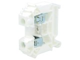 Conector Șine 0.5-16mm2 Piste 1 Borne 2 Alb TS35
