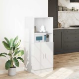 vidaXL Dulap de bucătărie, alb, 57x41,5x131,5 cm, lemn prelucrat