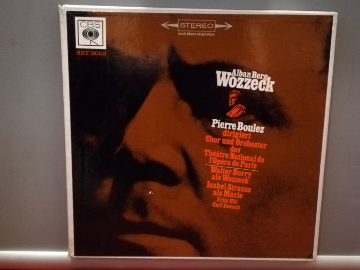 Wozzeck &ndash; Alban Berg &ndash; 3LP Box Set (1980/CBS/Holland) - Vinil/NM+