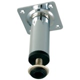 Picior mobila metalic cromat, reglabil, universal, 50mm, cu placa de montaj, zamac
