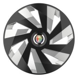 Cumpara ieftin Set 4 Capace Roti Autohelix MSA&reg;, potrivite jantelor de R16, pentru Alfa Romeo, model vector black and silver