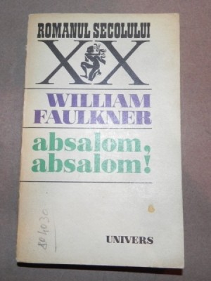 ABSALOM,ABSALOM!- WILLIAM FAULKNER foto