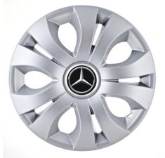 Set 4 Capace Roti Autohelix MSA&reg; potrivite jantelor de 14 inch, Compatibil Cu Mercedes, model Top Gray