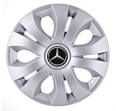 Set 4 Capace Roti Autohelix MSA&amp;reg; potrivite jantelor de 16 inch, Compatibil Cu Mercedes, model Top Gray foto
