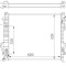 NRF 550019 Radiator, racire motor