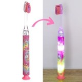 Periuță de dinți cu model Unicorn și Flash 2 Minute pentru Copii, 18cm, CMCLASS