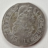 Ungaria 15 kreuzer 1681 KB argint Leopold l