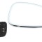 Geam oglinda exterioara cu suport fixare Porsche Macan (95b), 12.2013-, Dreapta, incalzita; geam asferic; cromat; 2 pini, View Max