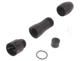 Conector Circular Mufă Tată 3 Pin Snap-In