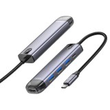 Mcdodo Multihub 5 in 1 Type-C gri