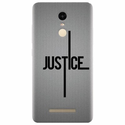 Husa silicon pentru Xiaomi Remdi Note 3, Amir Justice Minimalistic Nubheebuccus Text foto