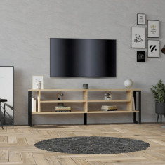 Comoda TV, Puqa Design, Cupe, 160x50.4x24.5 cm, PAL, Maro