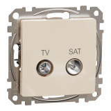 Priza TV SAT capat 4 dB Schneider Sedna bej SDD112471S