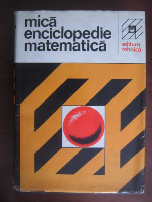 Mica enciclopedie matematica foto
